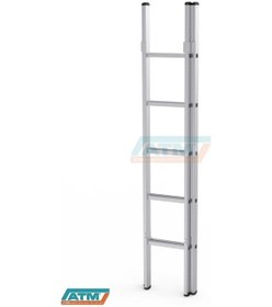 Resim 2*2=4 MT 80X25 İKİ PARÇALI SÜRGÜLÜ MERDİVEN 