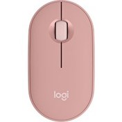 Resim Logitech Pebble Mouse 2 M350s Bluetooth Pudra Pembe Mouse 