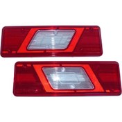 Resim Ford Transit V363 Pick Up Sol Sağ Arka Stop Lambası Camı Takımı 