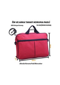 Resim Blşm Kb-çnt71 15,6ınch Kırmızı Kumaş Notebook Çanta 600denye Alt 