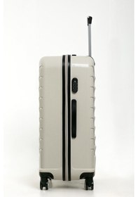 Resim Yefa Pp Polipropilen Kırılmaz Büyük & Makyaj Boy 2'li Valiz Seti Kemik 