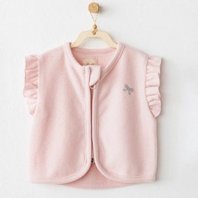 Resim Andywawa Bebek Kışlık Fermuarlı Yelek- Casual Pembe - Pembe / 9-12 Ay 