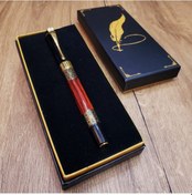 Resim Gold Desenli Metal Roller Kalem 