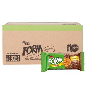 Resim Eti Form Light Çikolata Kaplı Bisküvi 50 g x 24 Adet 