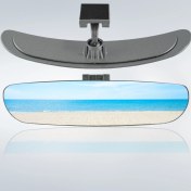 Resim Takgör Ova-6 Dik Kollu Universal Iç Dikiz Aynası 26X6 cm Gri 