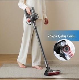 Resim Deerma Vc80 Kablosuz Şarjlı Dikey Süpürge Türkiye Garantili 