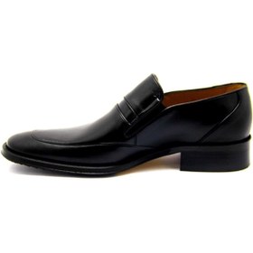 Resim Kids Club Shoes Nevzat Onay 4150-154 Tb Erkek Klasik Kösele Ayakkabı SİYAH-CİLT 