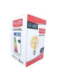 Resim Helıos 6w E27 Duylu 2700k G95 Led Rustik Ampul 