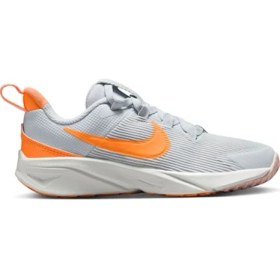 Resim Nike Gri - Turuncu Kız Çocuk Yürüyüş Ayakkabısı DX7614-008-NIKE Star Runner 4 Nn (P 