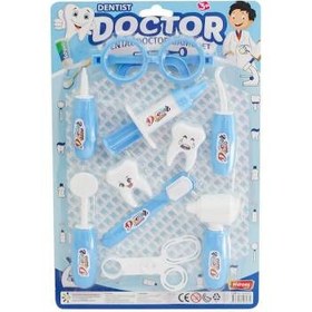 Resim Kartela Oyuncak Doktor Erkek Dişçi Oyun Seti 