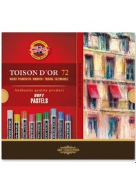 Resim Koh-I Noor Toison D'Or Soft Pastel Boya 72 Renk N11.6094 