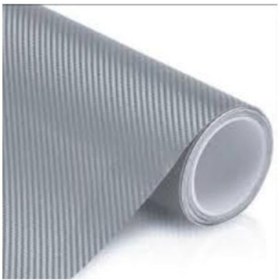 Resim Temizhome Hava Kanallı Gri Karbon Araba Kaplama Folyosu 152 Cm X 100 Cm 