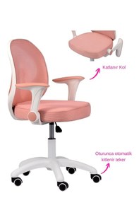Resim Drift Luna Çocuk Çalışma Sandalyesi Pembe 