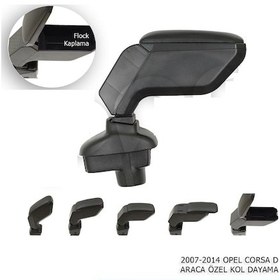 Resim OPEL CORSA D ARACA ÖZEL KOL DAYAMA SİYAH 2007-2014 