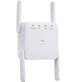 Resim Ximistore9 1200mbps Hızlı Çift Frekanslı Wifi Genişletici, 360 Tam Sinyal Kapsama, Wps Şifreleme, Beyaz, Eu Fiş 