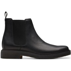 Resim Clarks Deri Siyah Erkek Bot Clarkdale Easy 