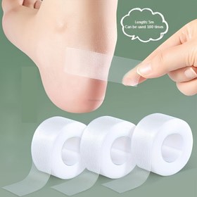 Resim Görünmez Topuk Koruyucu Stickerlar, 5.0 metre Rulo - Yüksek Topuklu Ayakkabılar & Kabarcık Önleyici Kokuşuz Jel Pedler 