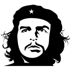 Resim Che Guevara Sticker Oto-motor-laptop-duvar-dekor 10 X 11 Cm 