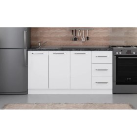 Resim Minar 160 cm Mutfak Dolabı Beyaz 160-B1-ALT Modül 