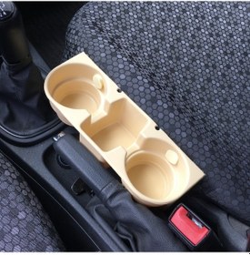 Resim Koltuk Arası Koltuk Arkası Bardaklık Organizer Bej 