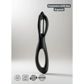 Resim Muf Home Jülyen Soyacak Paslanmaz Çelik Bıçak Yan Soyacak Sebze Soyucu 17CM - Bpa Free 