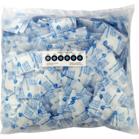 Resim Marispacks 5 G x 500 Adet Silikajel Nem Alıcı Paket (Nonwoven, Polietilen Poşette) 