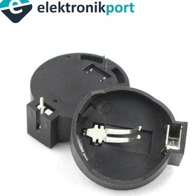 Resim Elektronikport CR2032 CR2025 Pil Yatağı 3V Para Pil Yuvası Button Battery Holder 