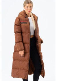 Resim Z6756 Dewberry Bayan Şişme Kaban-camel-camel Camel 