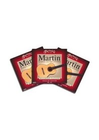 Resim Martin M220 80/20 Bronze Plain End Classical Guitar Teli Seti 
