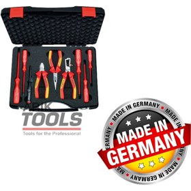 Resim HEYCO VDE elektrikçi alet seti, 9 parça. ALMAN 