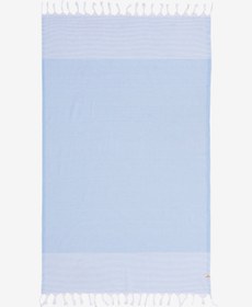 Resim Deep Çizgili Pamuk Peştemal Mavi 