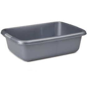 Resim Bora Plastik Süper Badya, No: 4, 23.7 L, Gri 