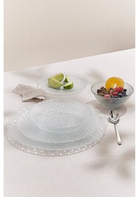 Resim Pasabahce Rattan Tabak 21 Cm - 1 Adet Şeffaf 