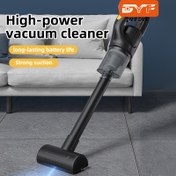 Resim DYFDYF Taşınabilir El Tipi Süpürge, Araba ve Ev Kullanımı için Çift Amaçlı, Kablosuz Güçlü Emiş, Hafif, Kullanımı Kolay, Pet Saçları, Ofisler ve Ulaşılması Zor Alanlar için İdeal, Süpürge 