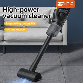 Resim DYFDYF Taşınabilir El Tipi Süpürge, Araba ve Ev Kullanımı için Çift Amaçlı, Kablosuz Güçlü Emiş, Hafif, Kullanımı Kolay, Pet Saçları, Ofisler ve Ulaşılması Zor Alanlar için İdeal, Süpürge 