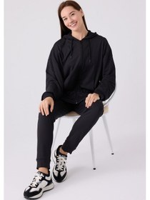 Resim Arnetta Kadın Siyah Pijama Takımı Ar3111-s-v1 Siyah 