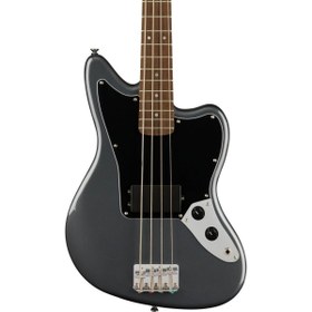 Resim Squier Affinity Series Jaguar Bass H 4 Telli Bas Gitar - Charcoal Frost Metallic / Indian Laurel 