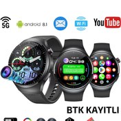 Resim SONREİR Watch N61 Sim Kartlı 2 Kameralı 64gb Akıllı Saat Gps,wifi,play Store Çocuk 