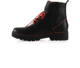 Resim Bueno Shoes Siyah Trnc Flotter Deri Kadın Düz Bot 