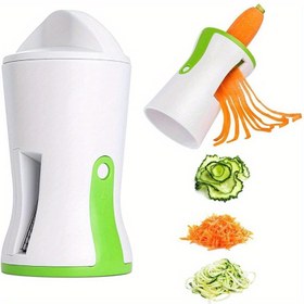 Resim Julienne Slicer, Spiral Funnel Slicer, Döner Sebze Kesici, Sebze Rende, Çok Fonksiyonlu Spiral Rende, Salatalık Slicer, Funnel Sebze Rende, Havuç 