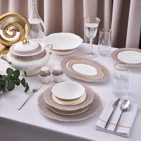 Resim Aryıldız Majestic 60 Parça 12 Kişilik Yemek Takımı 