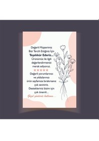 Resim Teşekkür Kartı, Not Kartı, Ürün Kartı 8 X 5 Cm. 1000 Adet 