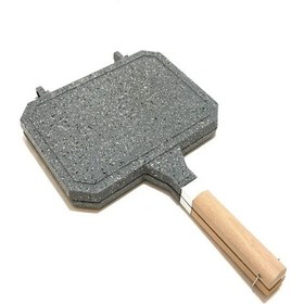 Resim Taşhan T-0505 Greblon İç Dış Granit Ocak Üstü Tost Makinesi - 23x17 Cm 