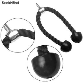 Resim Altis Paslanmaz Çelik Kopçalı Profesyonel Triceps Çekiş Halatı 