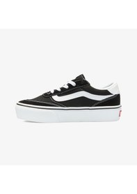 Resim Vans Brooklyn Ls Kadın Siyah Günlük Sneaker Düz Vn000d7ubzw1 Siyah 