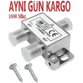 Resim 2'li Uydu Splitter Kablo Tv Rg6 4818A Çoklayıcı Dağıtıcı Anten Çanak 
