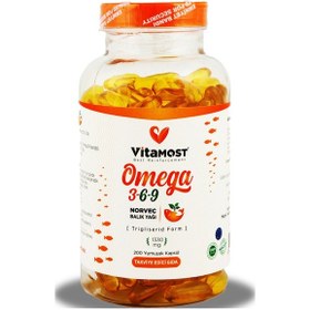 Resim Omega-3-6-9 Balık Yağı 200 Yumuşak Jel 