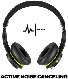 Resim Skullcandy Icon ANC Kulak Üstü Aktif Gürültü Önleyici Kablosuz Bluetooth Kulaklıklar, 60 Saat Pil, Mikrofon, iPhone Android ile Çalışır - Siyah 