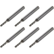 Resim Dadata 6pcs 3mm × 6mm × 12MM × 60MM 4 Flüt Hss Al End Frezelleme Kesici Aracı (Yurt Dışından) 