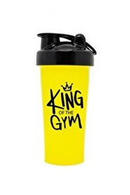 Resim Cool Plastik Shaker King Of The Gym 650 CC Shaker Sarı 